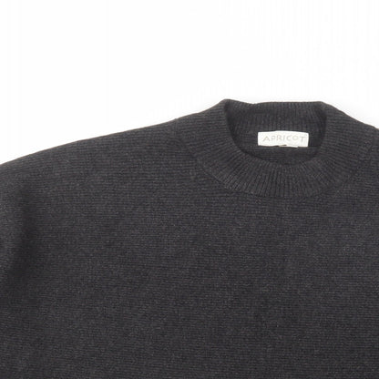 Womens UK Size 10 Apricot Grey Pullover Jumper
