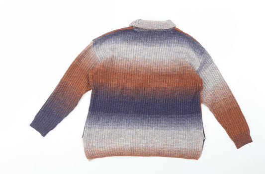 Womens UK Size S Pep & Co Multicoloured Pullover Jumper