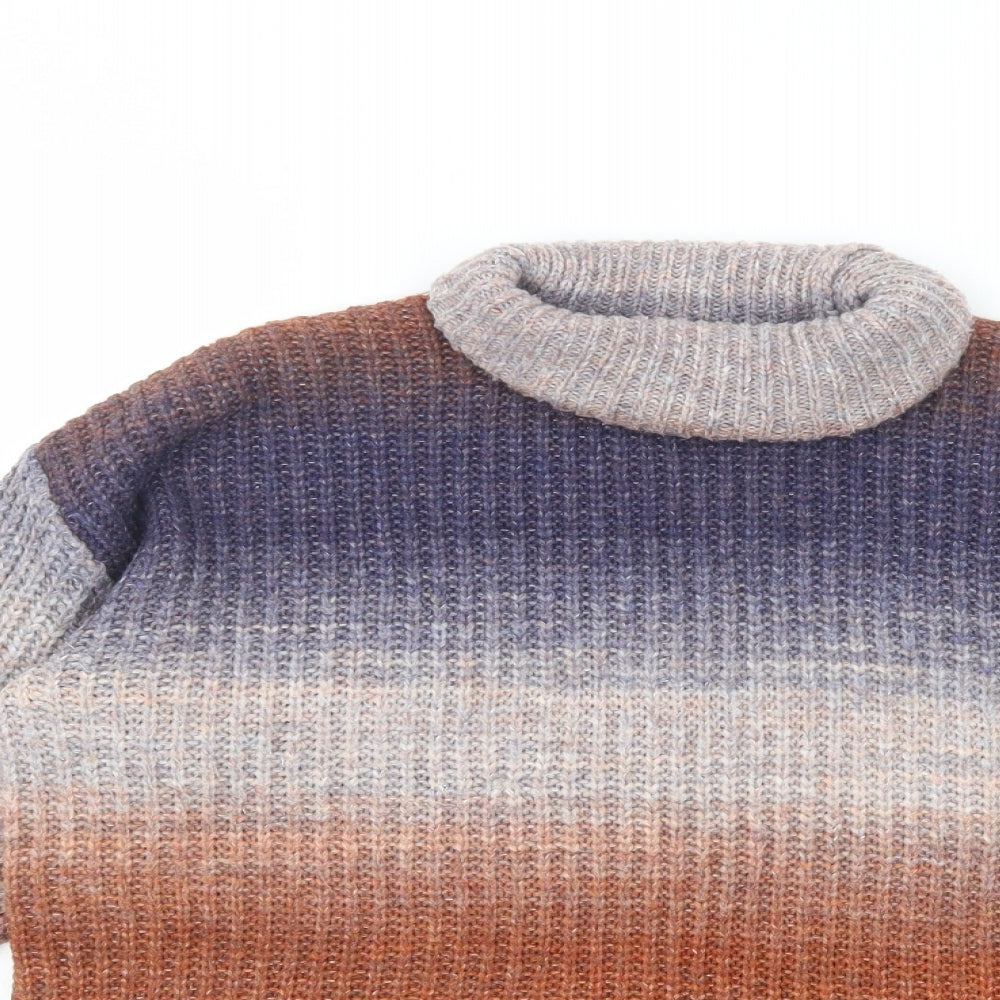 Womens UK Size S Pep & Co Multicoloured Pullover Jumper