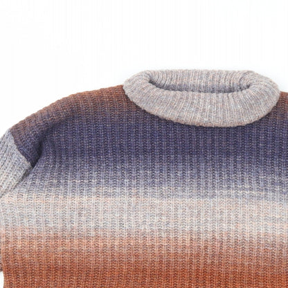Womens UK Size S Pep & Co Multicoloured Pullover Jumper