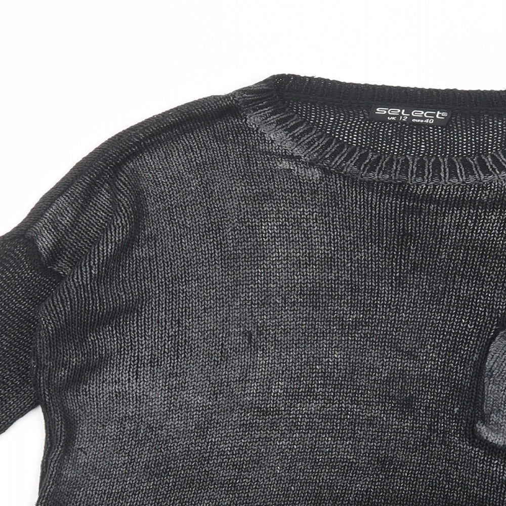 Womens UK Size 12 Select Grey Pullover Jumper