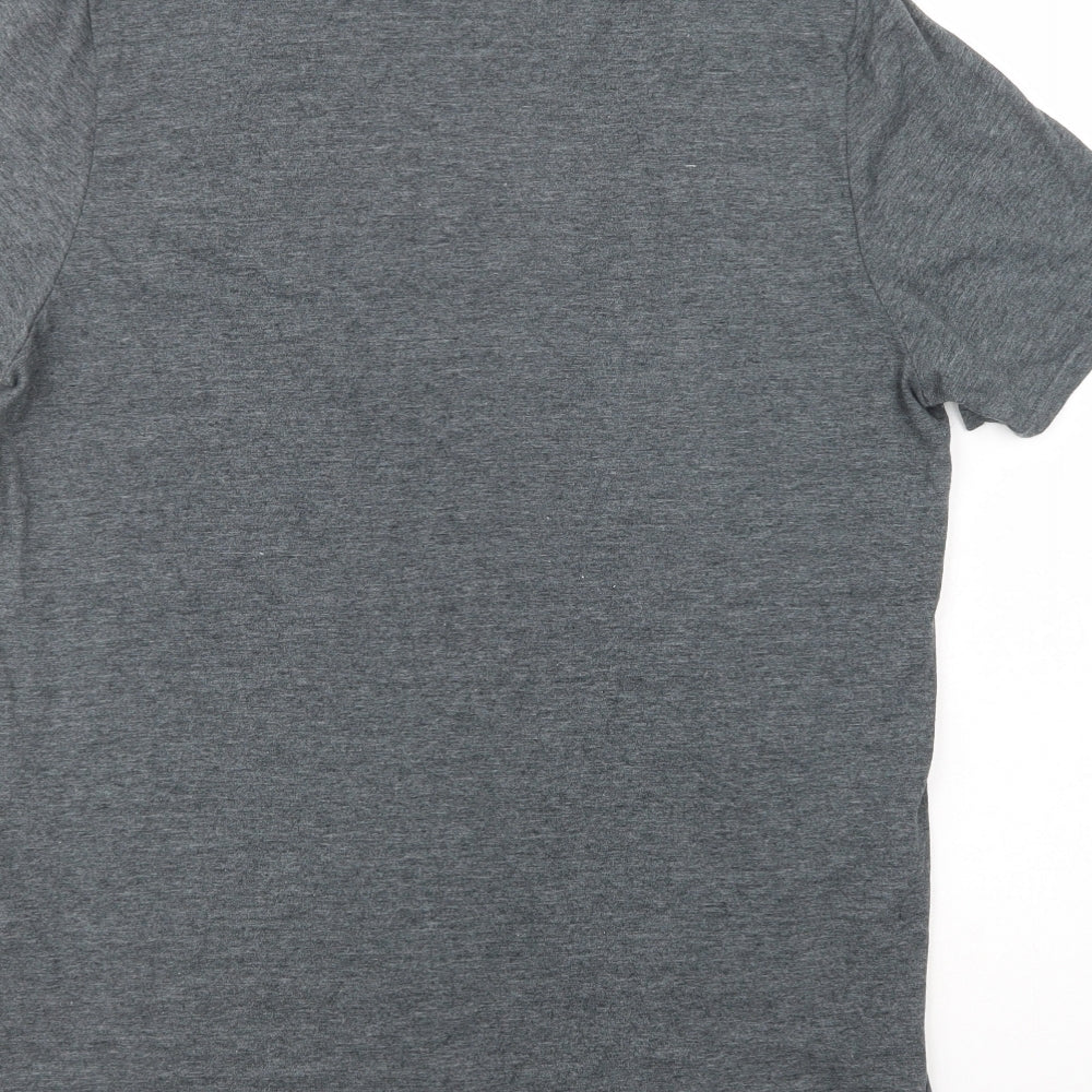 Mens UK Size L Gildan Grey  T-Shirt