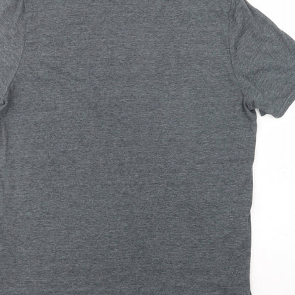 Mens UK Size L Gildan Grey  T-Shirt