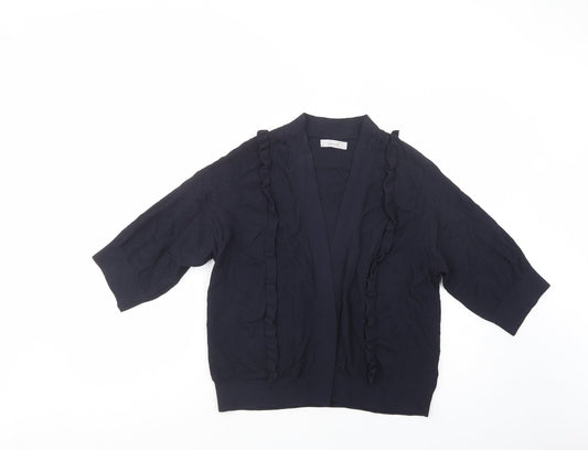 Womens UK Size 12 Per Una Blue Cardigan Jumper