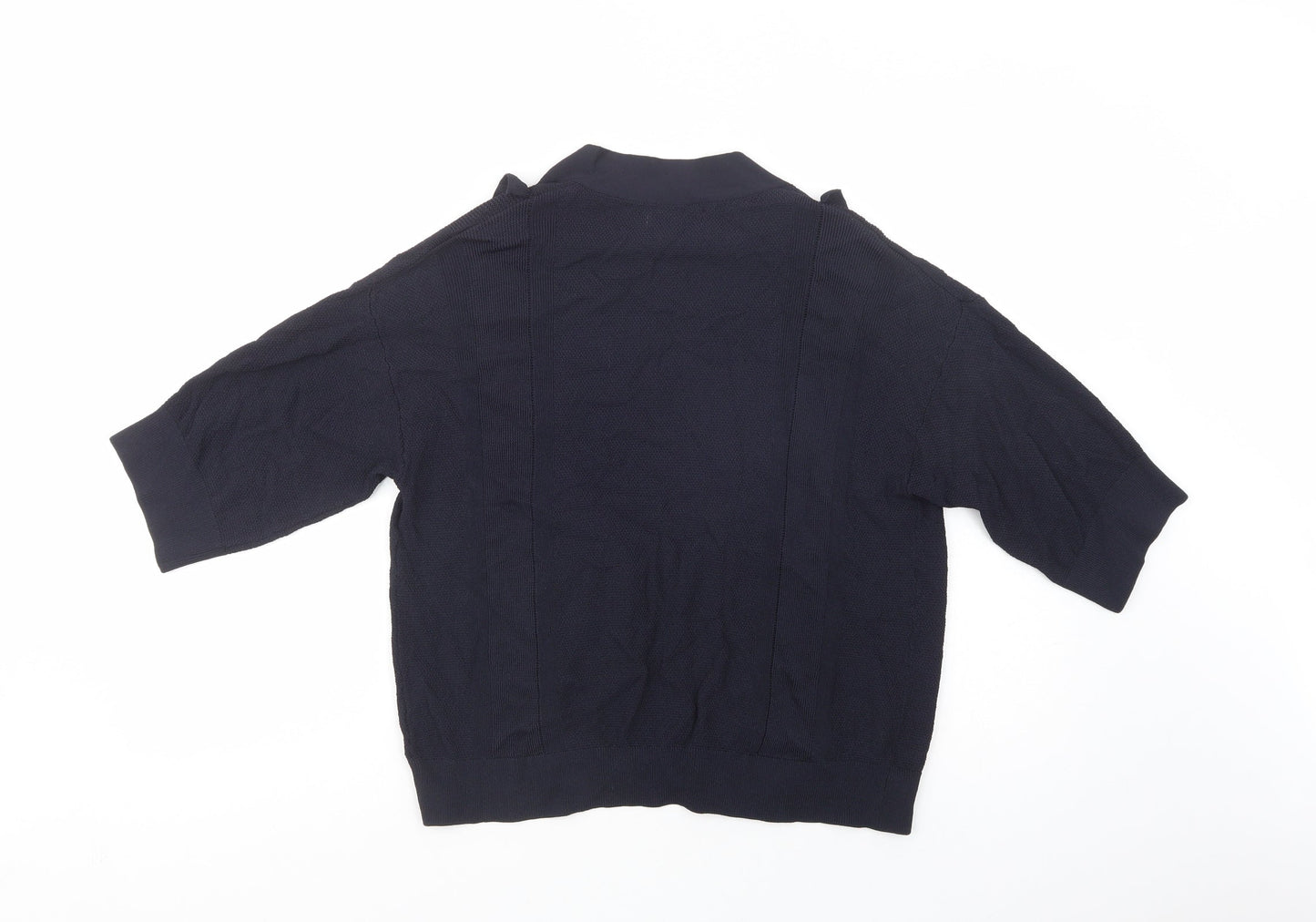 Womens UK Size 12 Per Una Blue Cardigan Jumper