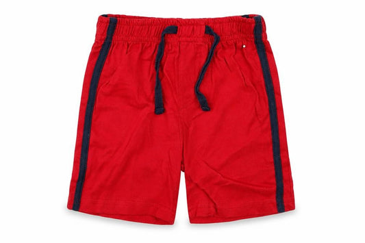 TU Boys Red  Cotton Sweatpants Trousers Size 9-12 Months  Drawstring - Sweat Shorts