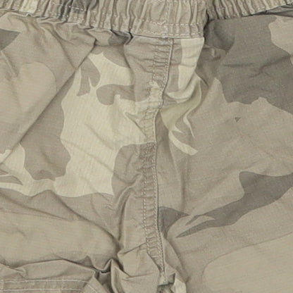 Cherokee Boys Green Camouflage Cotton Cargo Trousers Size 9-12 Months  Drawstring - Shors
