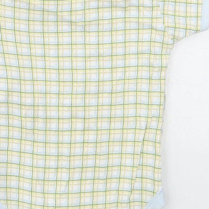 Early Days Baby Yellow Check Cotton Babygrow One-Piece Size 6-9 Months  Button