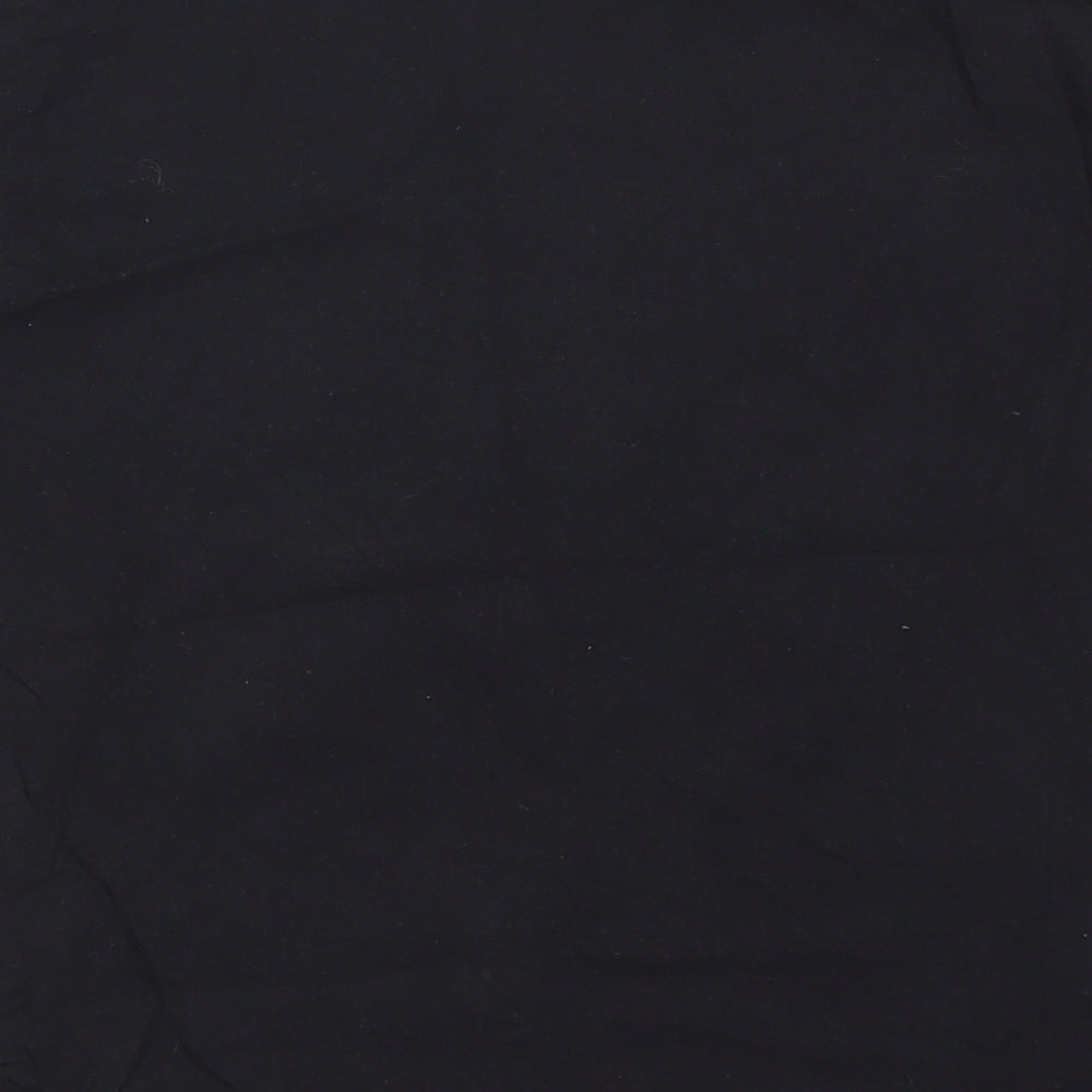 Fruit of the Loom Boys Black  Cotton Basic T-Shirt Size 9-10 Years Crew Neck Pullover - Cobra Kai