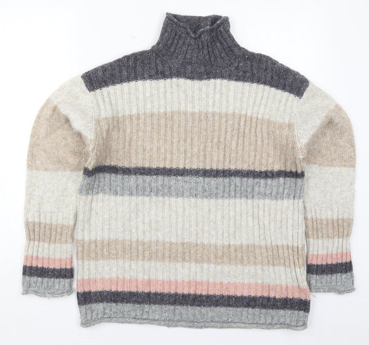 Womens UK Size M Marks and Spencer Beige Pullover Jumper