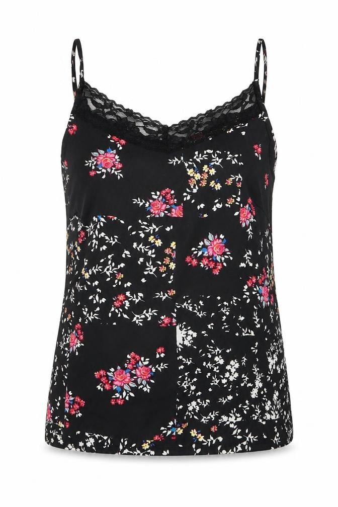 Womens UK Size 6 Only Black Basic Tank