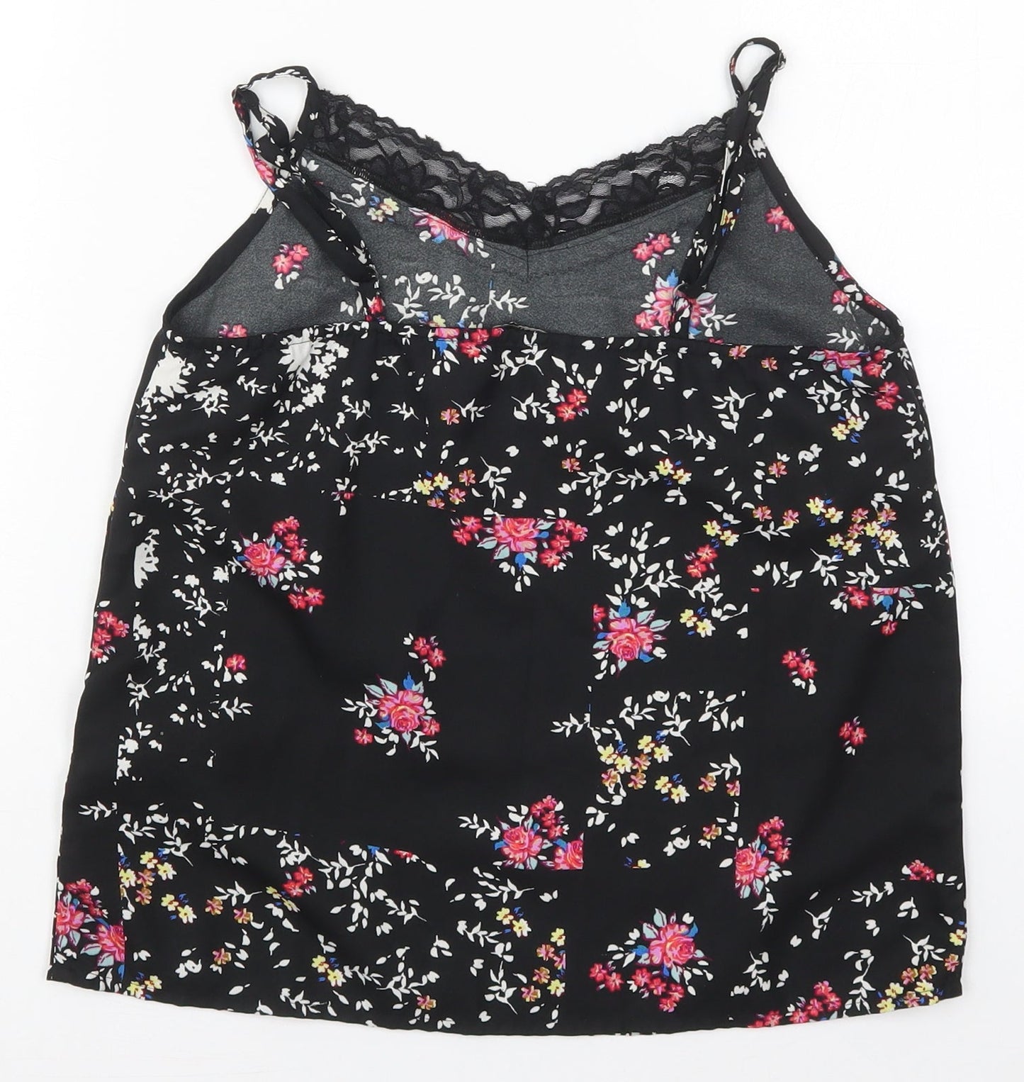 Womens UK Size 6 Only Black Basic Tank