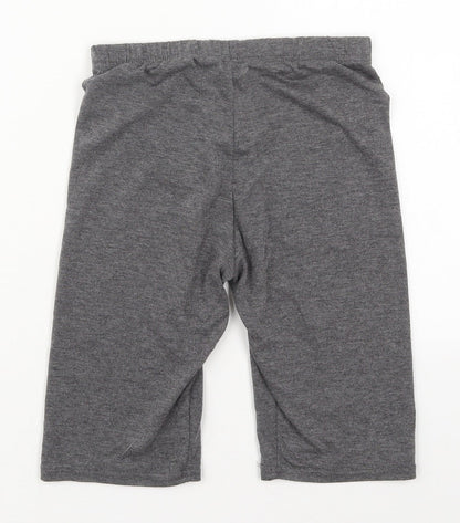 I SAW IT FIRST Womens Grey  Viscose Biker Shorts Size 8 L9 in Regular