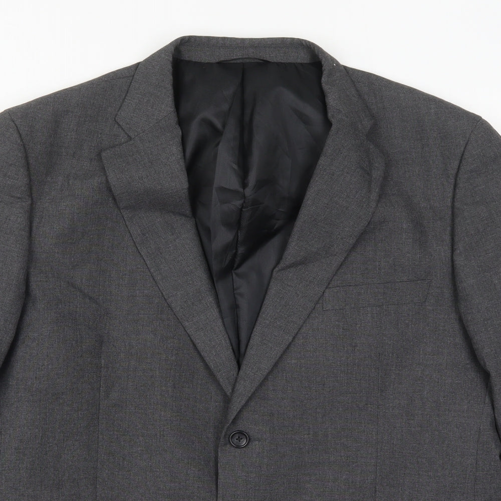 Mens UK Size 46 Marks and Spencer Regular Grey Suit Jacket