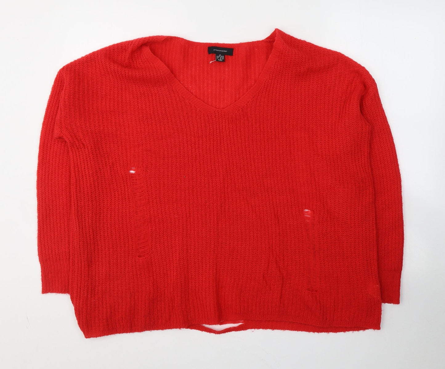 Womens UK Size 10 Atmosphere Red Pullover Jumper