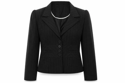 Womens UK Size 12 Dorothy Perkins Regular Black Suit Jacket