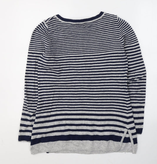 Womens UK Size S Kenar Grey Jersey T-Shirt