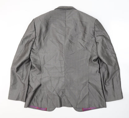 Mens UK Size 44 Milan Collection Regular Grey Suit Jacket