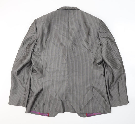 Mens UK Size 44 Milan Collection Regular Grey Suit Jacket