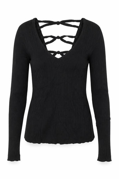Womens UK Size 6 Miss Selfridge Black Basic Blouse