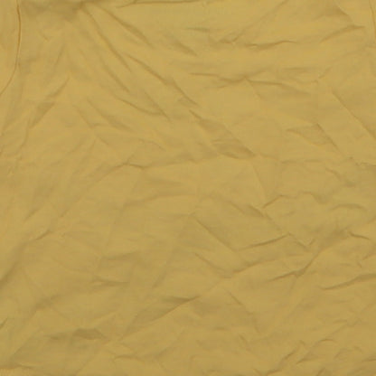 F&F Boys Yellow  Cotton Jersey T-Shirt Size 9-12 Months Round Neck Snap - I love my mummy