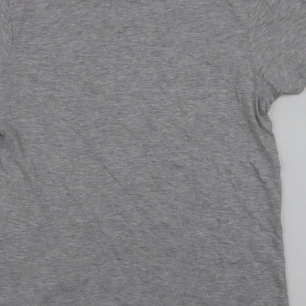 Yo Boys Grey  Cotton Jersey T-Shirt Size 12 Years Round Neck Pullover