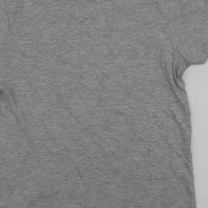 Yo Boys Grey  Cotton Jersey T-Shirt Size 12 Years Round Neck Pullover