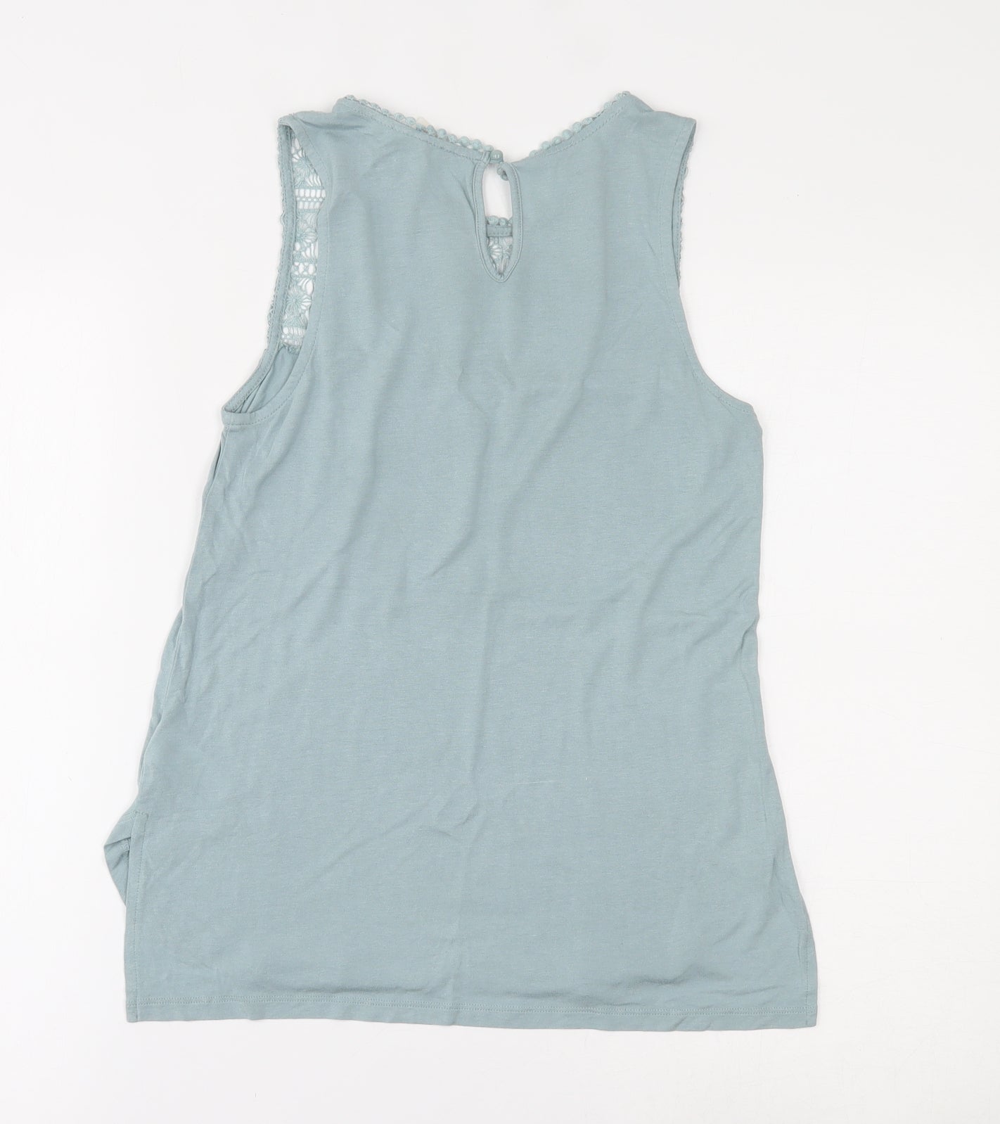 Womens UK Size XS H&M Blue Jersey Blouse