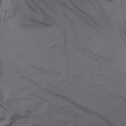 Primark Womens Grey  100% Cotton Jersey T-Shirt Size S Round Neck - Believe in yourself