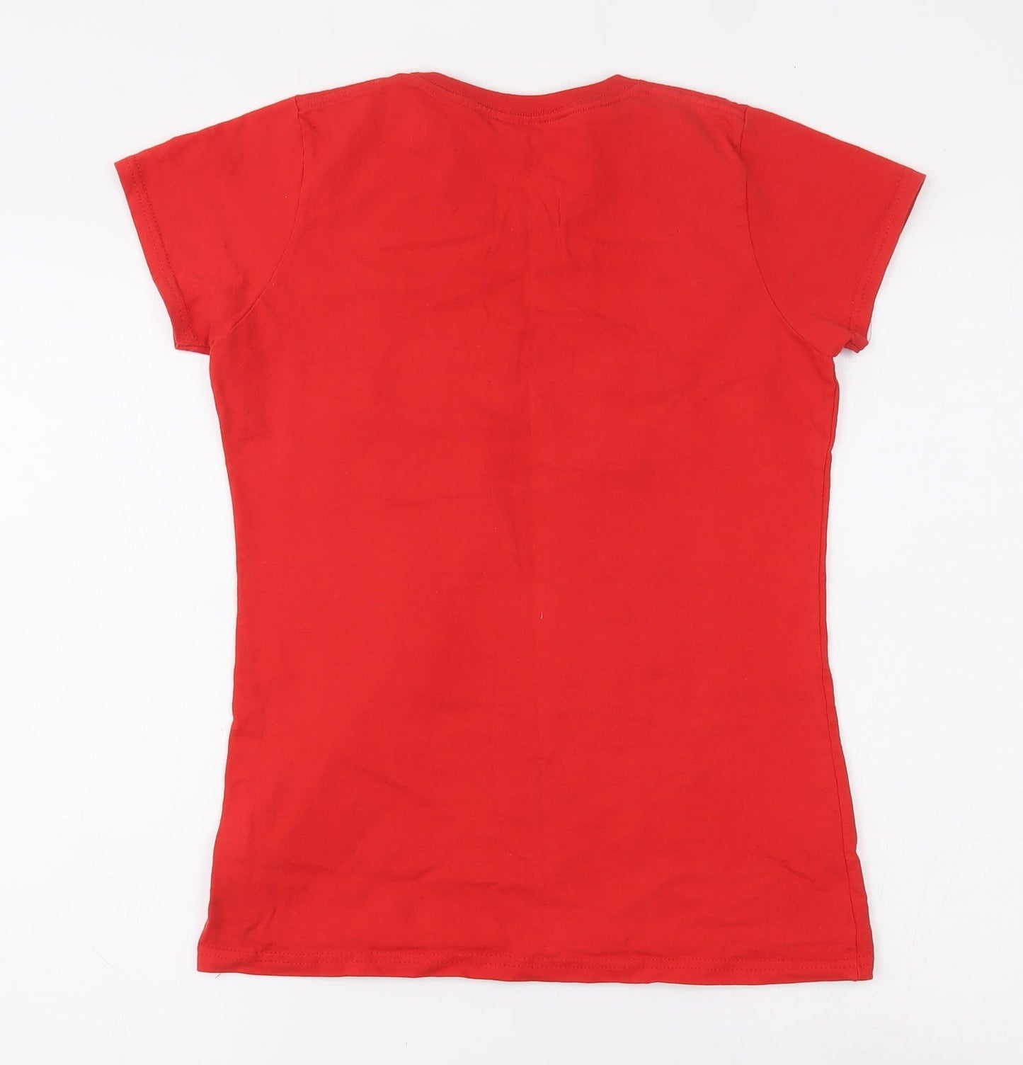 Mens UK Size S Fruit of the Loom Red  T-Shirt