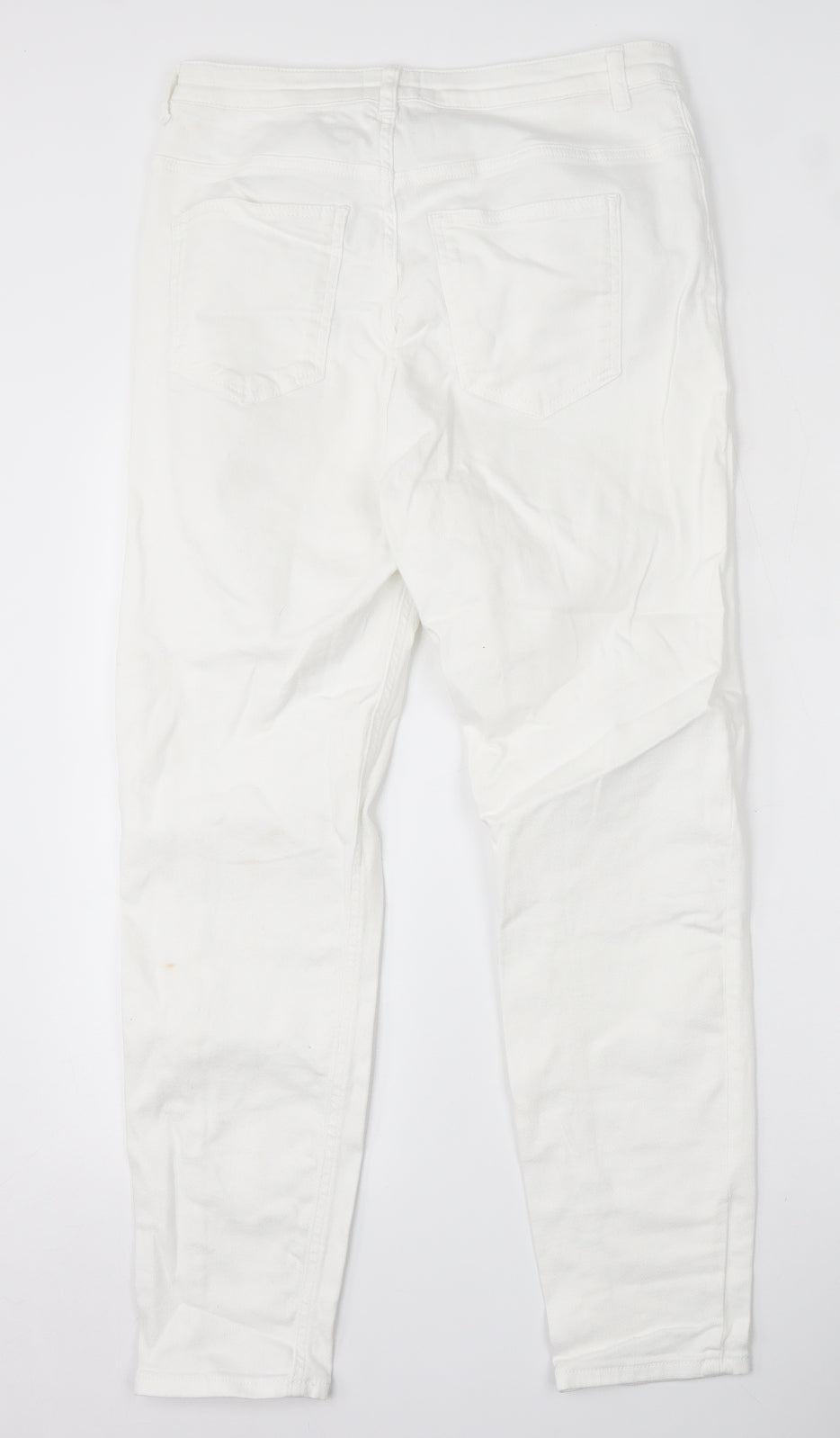 Womens UK Size 14 Savida Slim Fit Skinny White Jeans