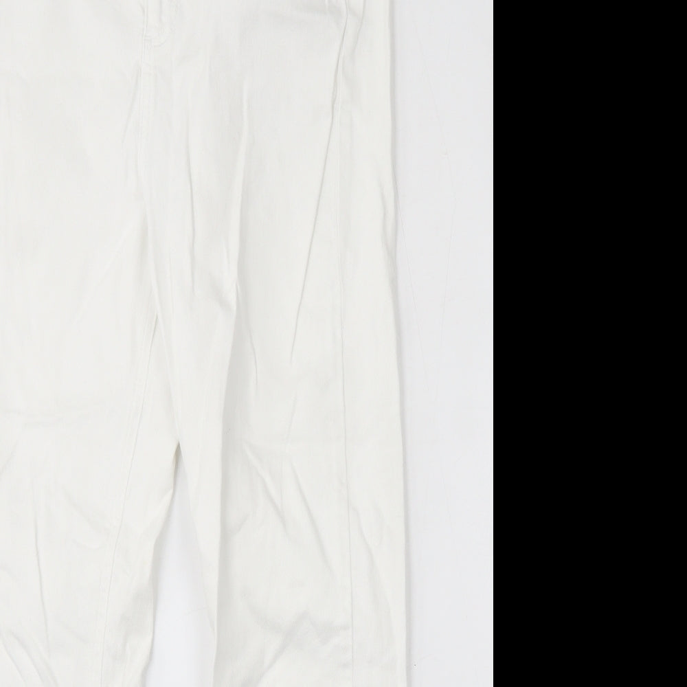 Womens UK Size 14 Savida Slim Fit Skinny White Jeans
