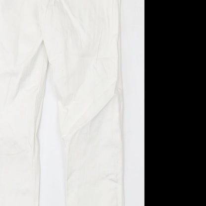 Womens UK Size 14 Savida Slim Fit Skinny White Jeans