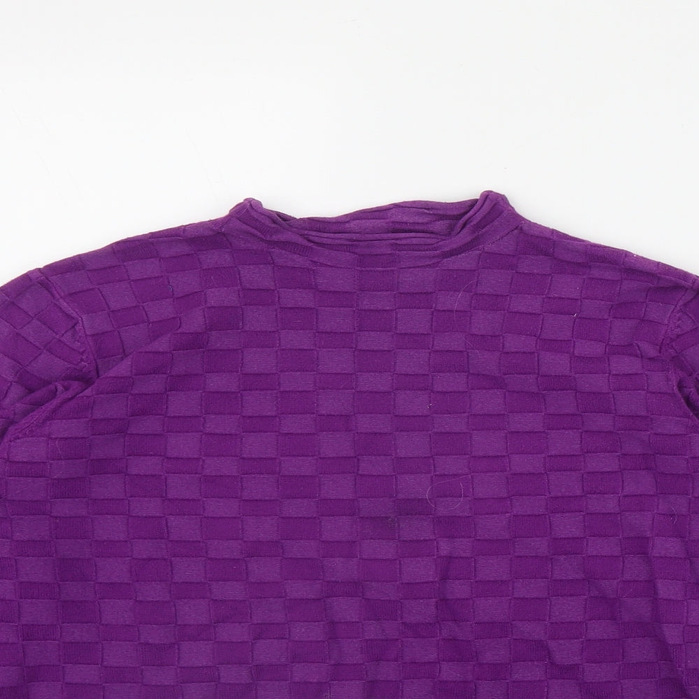 Womens UK Size M Warehouse Purple Pullover Jumper