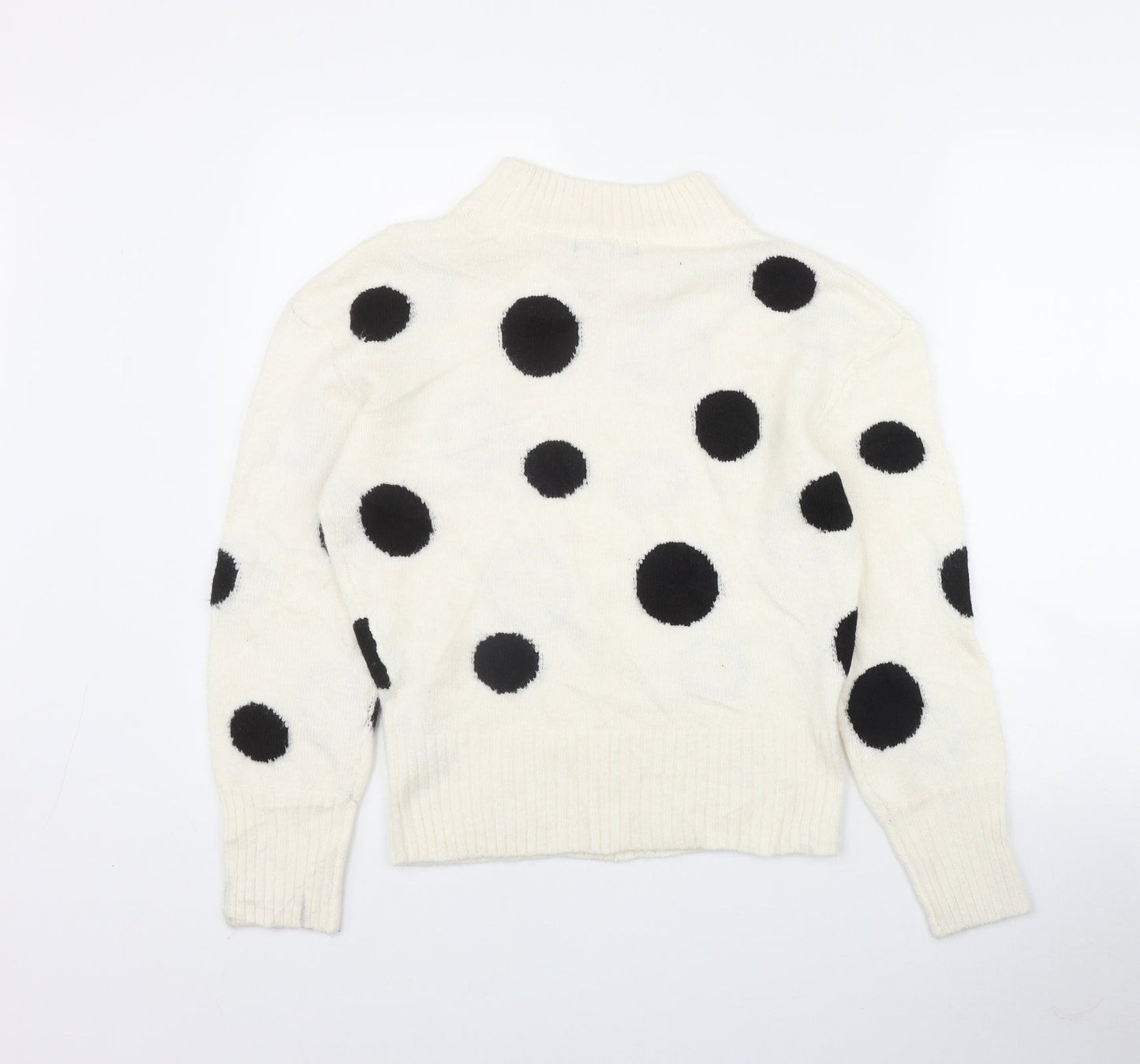 Womens UK Size XS Marks and Spencer Ivory Pullover Jumper