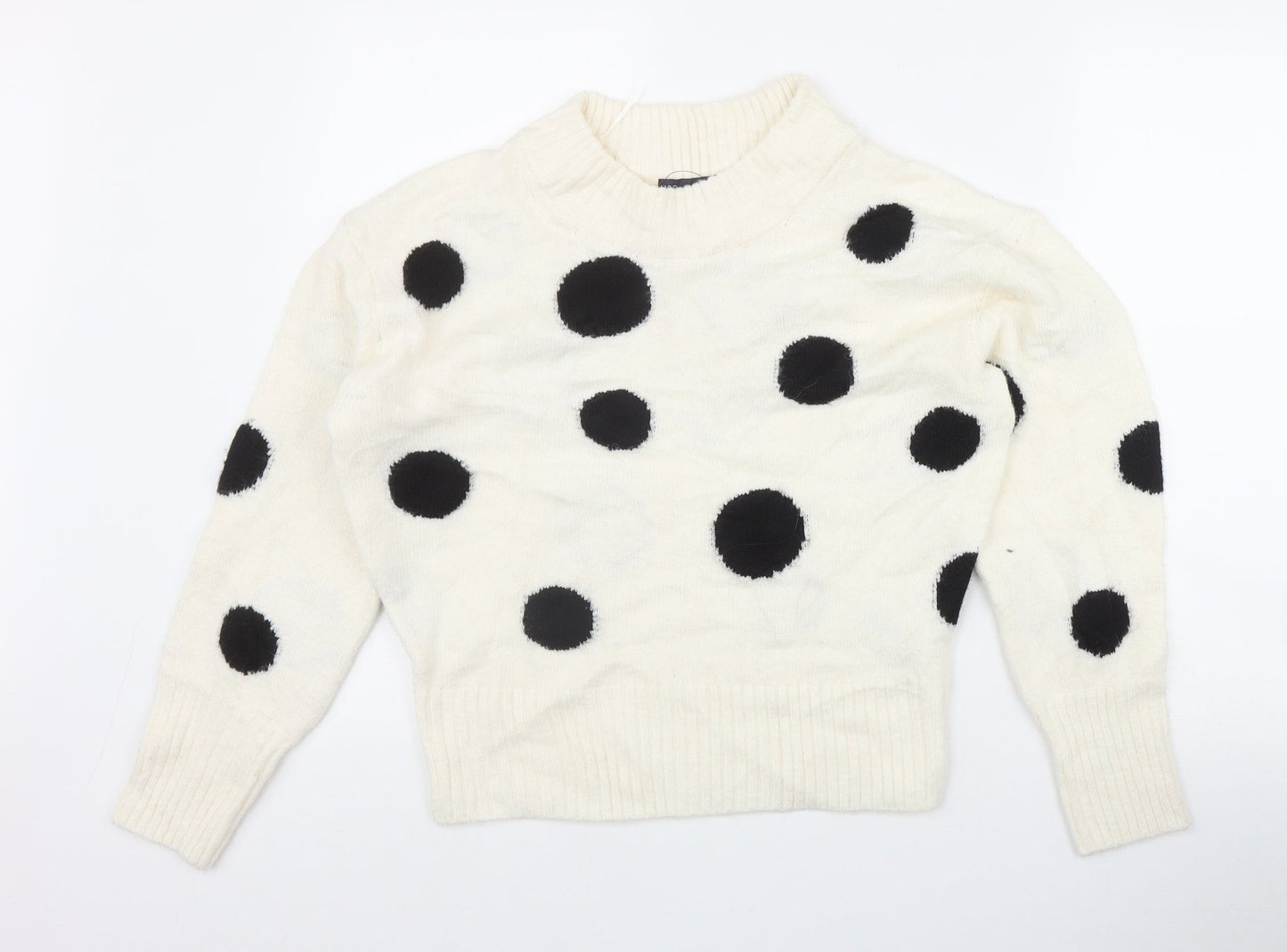 Womens UK Size S Marks and Spencer Ivory Pullover Jumper