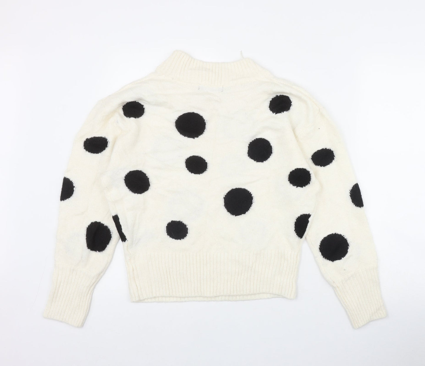 Womens UK Size S Marks and Spencer Ivory Pullover Jumper