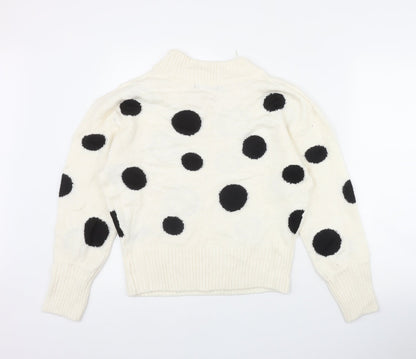 Womens UK Size S Marks and Spencer Ivory Pullover Jumper