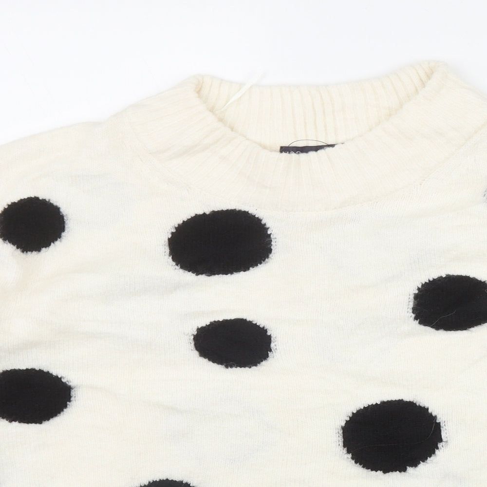 Womens UK Size S Marks and Spencer Ivory Pullover Jumper