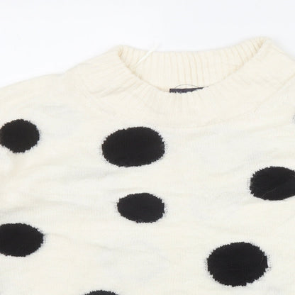 Womens UK Size S Marks and Spencer Ivory Pullover Jumper