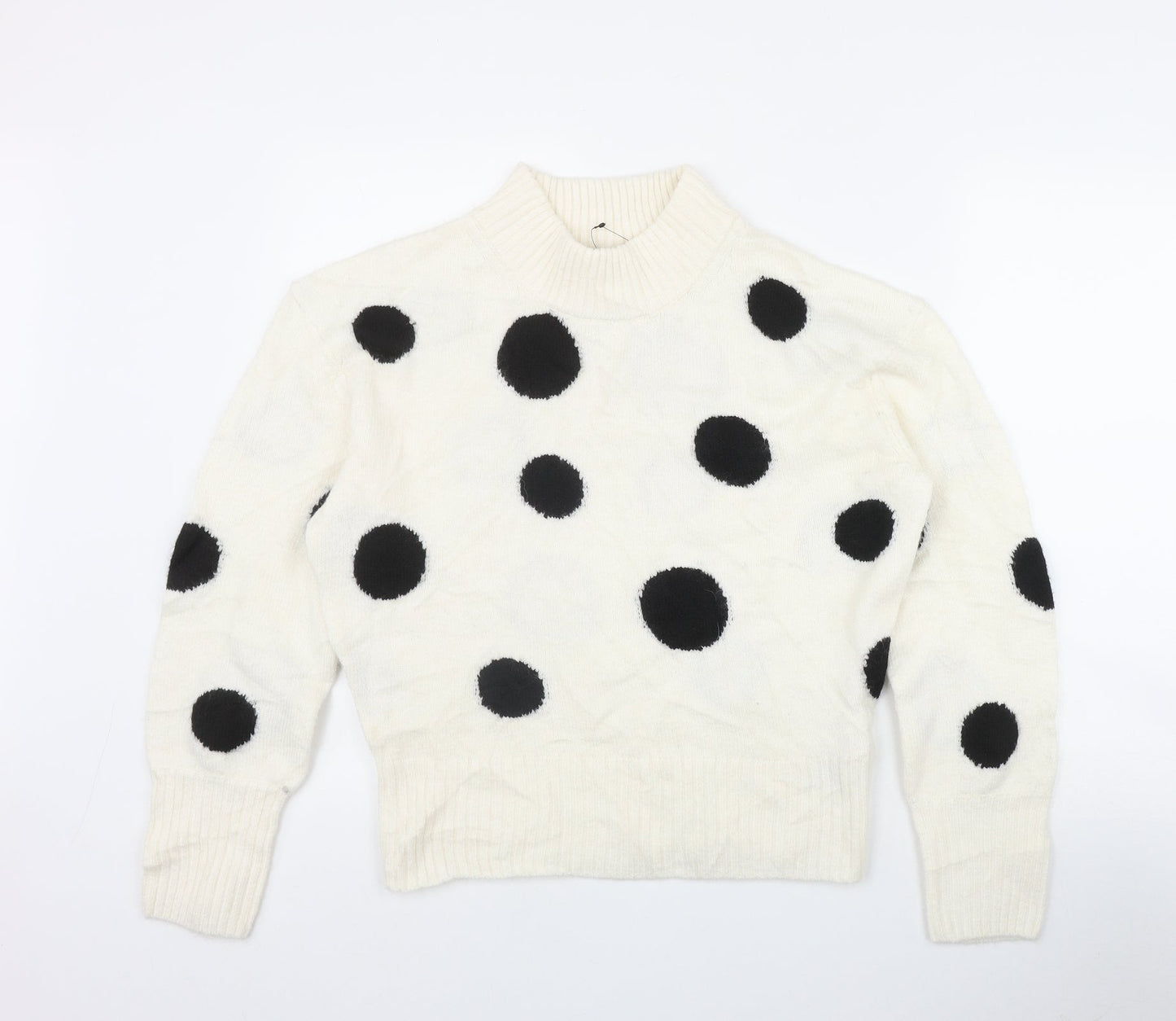 Womens UK Size S Marks and Spencer Ivory Pullover Jumper