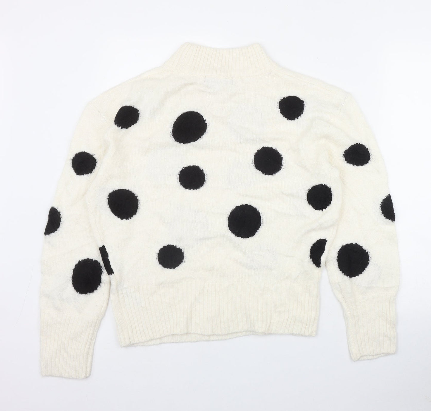 Womens UK Size S Marks and Spencer Ivory Pullover Jumper