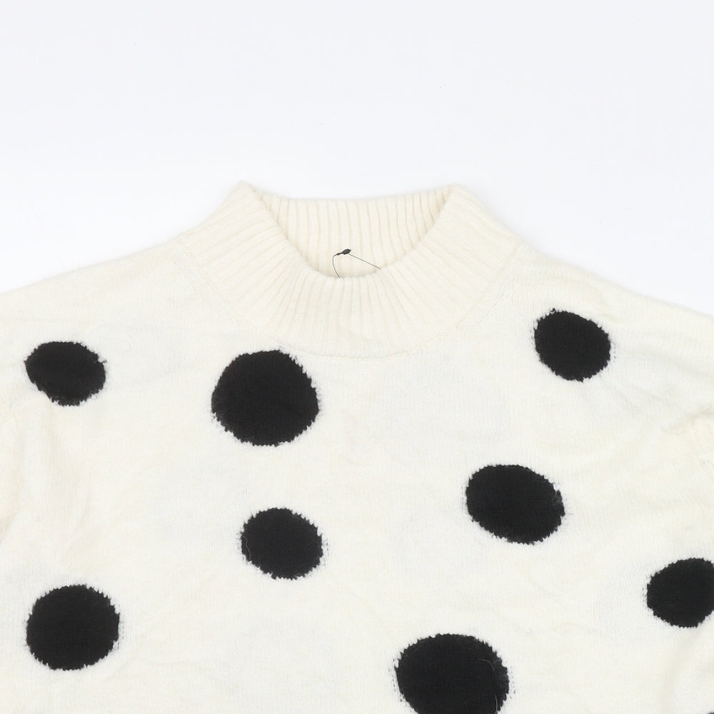 Womens UK Size S Marks and Spencer Ivory Pullover Jumper
