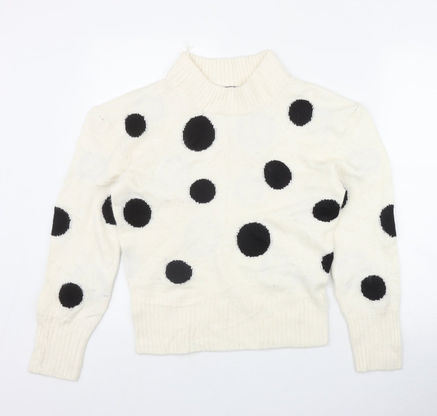 Womens UK Size XS Marks and Spencer Ivory Pullover Jumper
