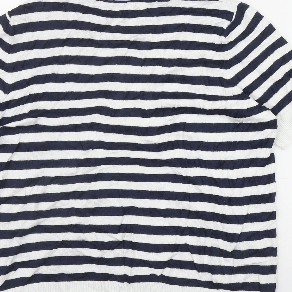 Womens UK Size 12 Marks and Spencer Blue Pullover Jumper