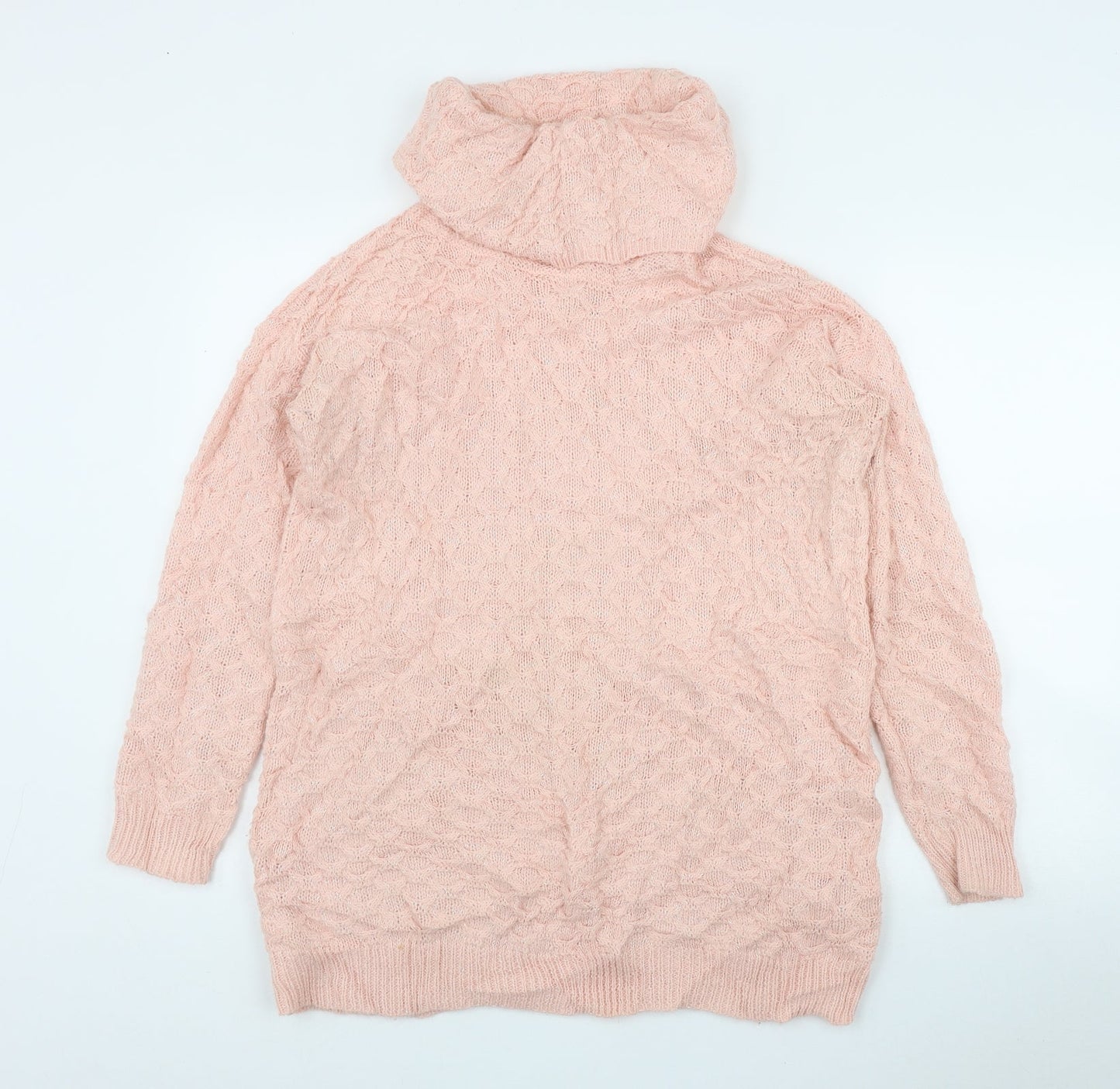 Womens UK Size XS H&M Pink Pullover Jumper