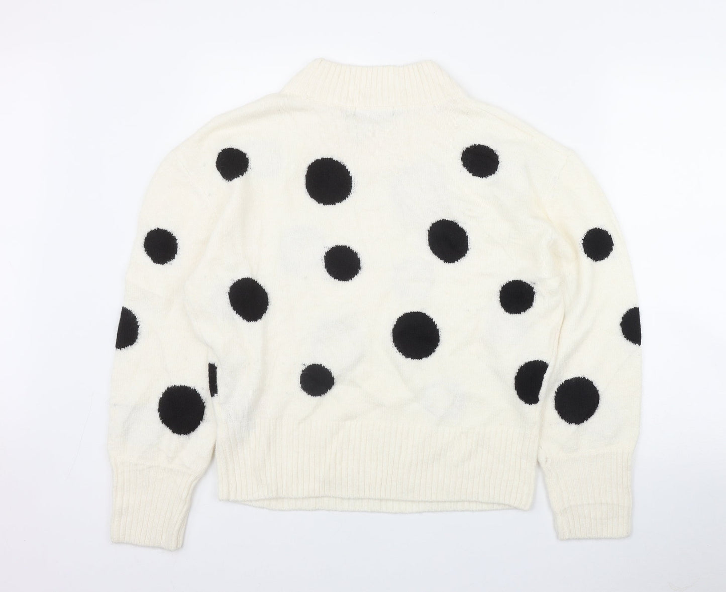 Womens UK Size M Marks and Spencer Ivory Pullover Jumper