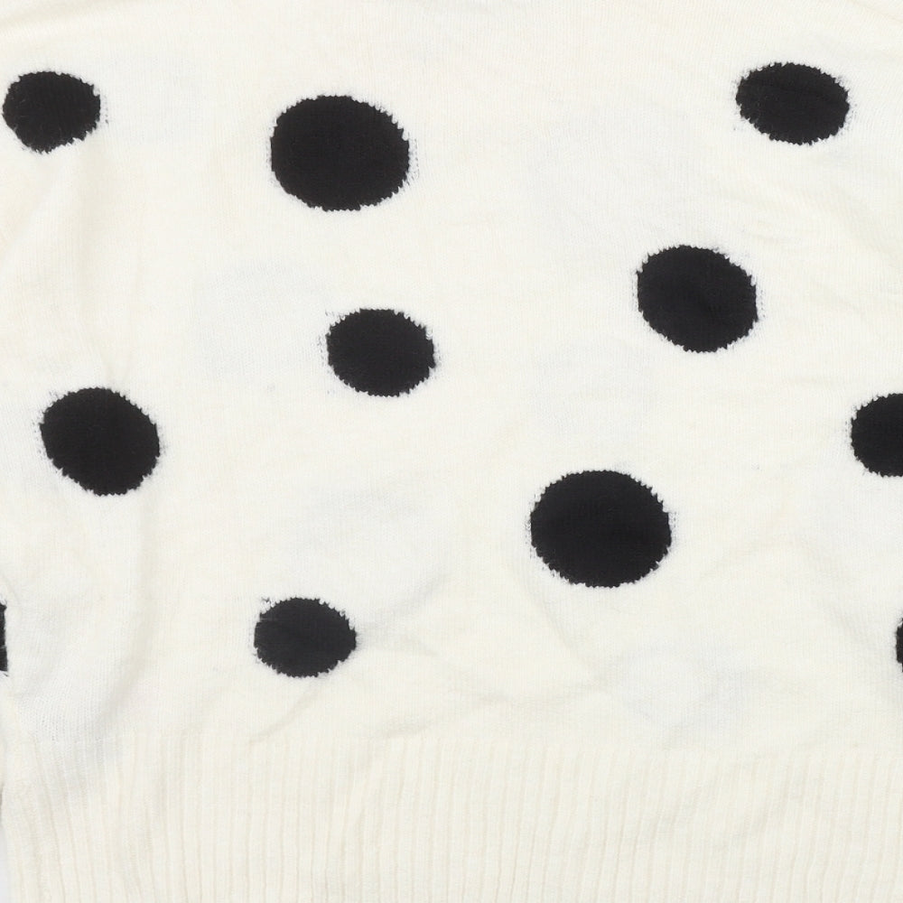 Womens UK Size M Marks and Spencer Ivory Pullover Jumper