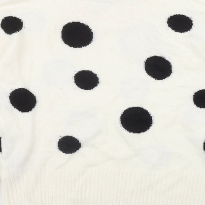 Womens UK Size M Marks and Spencer Ivory Pullover Jumper