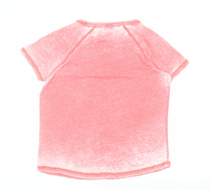 Womens UK Size 12 NEXT Pink Basic Polo